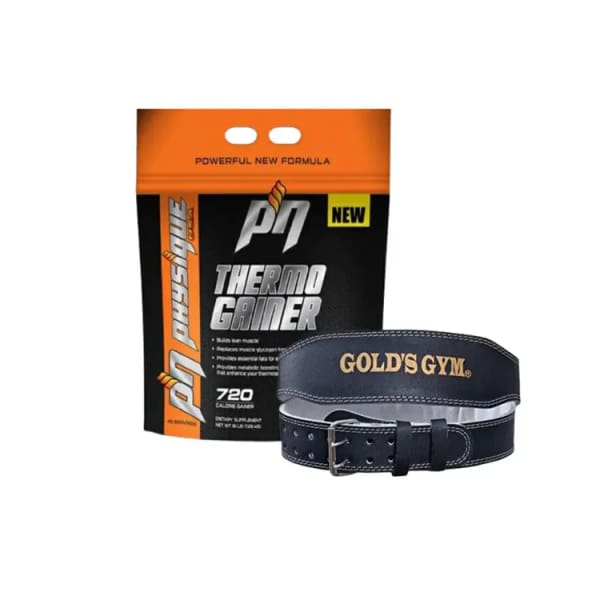 Mass Gainer 7,25 Kg + Ceinture De Musculation En Cuir Mass Gainer 7,25 Kg + Ceinture De Musculation En Cuir